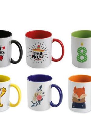 Mug color interno y oreja